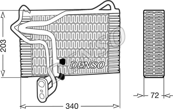 Denso DEV02001 - Höyrystin, ilmastointilaite inparts.fi