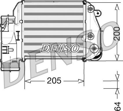 Denso DIT02025 - Välijäähdytin inparts.fi