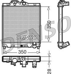 Denso DRM40004 - Jäähdytin,moottorin jäähdytys inparts.fi