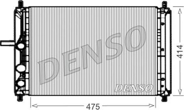 Denso DRM09033 - Jäähdytin,moottorin jäähdytys inparts.fi