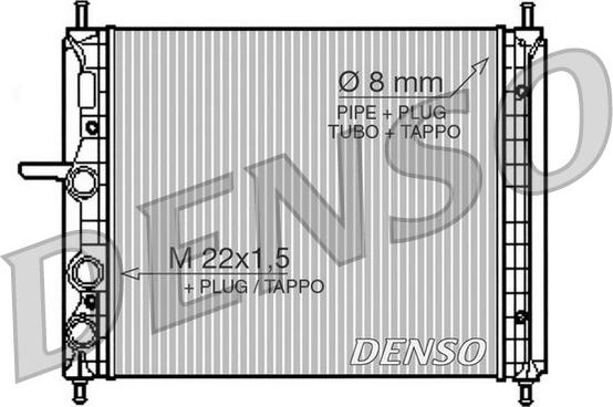 Denso DRM09150 - Jäähdytin,moottorin jäähdytys inparts.fi