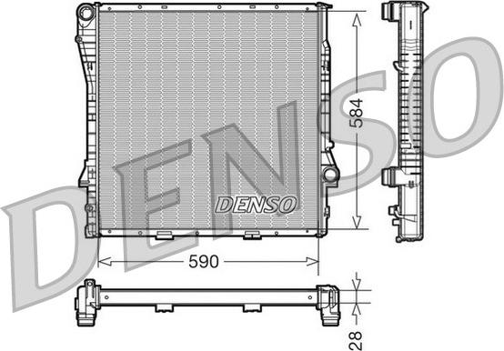 Denso DRM05115 - Jäähdytin,moottorin jäähdytys inparts.fi