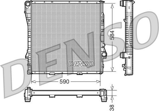 Denso DRM05117 - Jäähdytin,moottorin jäähdytys inparts.fi