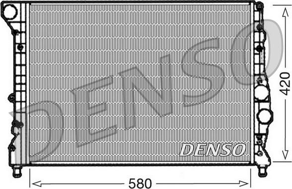 Denso DRM01001 - Jäähdytin,moottorin jäähdytys inparts.fi