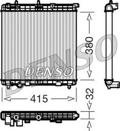 Denso DRM07011 - Jäähdytin,moottorin jäähdytys inparts.fi