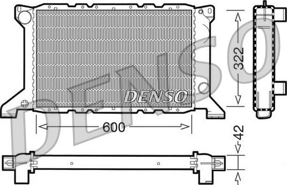 Denso DRM10098 - Jäähdytin,moottorin jäähdytys inparts.fi