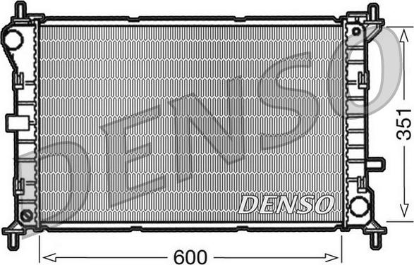 Denso DRM10051 - Jäähdytin,moottorin jäähdytys inparts.fi