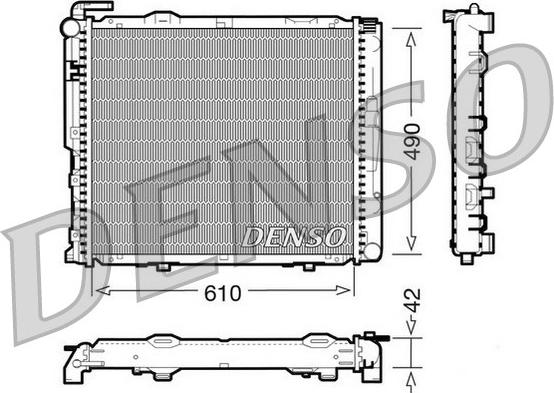 Denso DRM17035 - Jäähdytin,moottorin jäähdytys inparts.fi