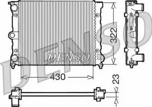 Nissens 65163 - Jäähdytin,moottorin jäähdytys inparts.fi