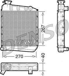 Denso DRM24030 - Jäähdytin,moottorin jäähdytys inparts.fi