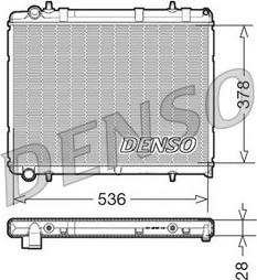 Denso DRM21035 - Jäähdytin,moottorin jäähdytys inparts.fi