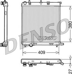 Denso DRM21026 - Jäähdytin,moottorin jäähdytys inparts.fi