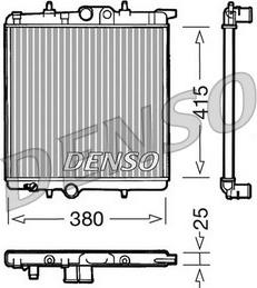 Denso DRM21020 - Jäähdytin,moottorin jäähdytys inparts.fi