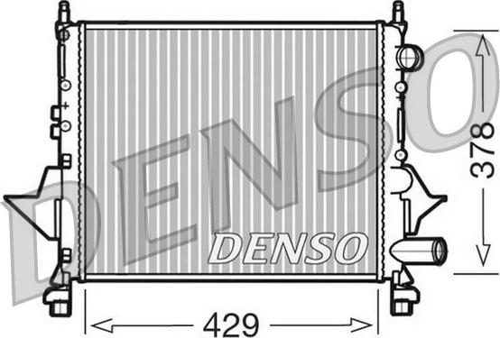 Denso DRM23082 - Jäähdytin,moottorin jäähdytys inparts.fi