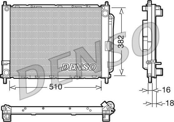 Denso DRM23102 - Jäähdytysmoduuli inparts.fi