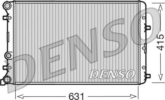 Denso DRM27004 - Jäähdytin,moottorin jäähdytys inparts.fi