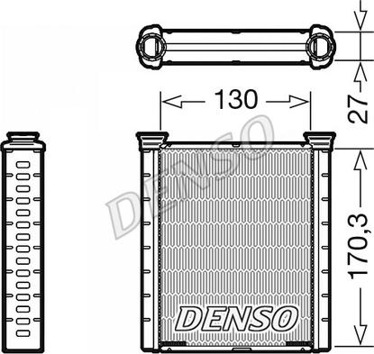 Denso DRR46001 - Lämmityslaitteen kenno inparts.fi