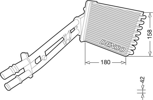 Denso DRR09043 - Lämmityslaitteen kenno inparts.fi