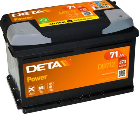 DETA DB712 - Käynnistysakku inparts.fi