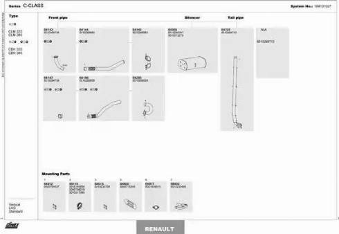 Dinex 164101027 - Pakoputkisto inparts.fi