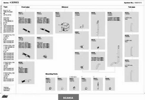 Dinex 168001013 - Pakoputkisto inparts.fi