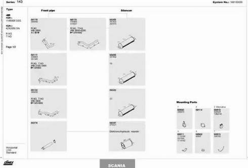 Dinex 168100005 - Pakoputkisto inparts.fi