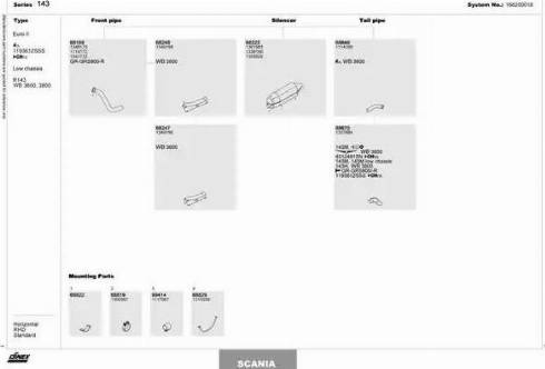 Dinex 168200018 - Pakoputkisto inparts.fi