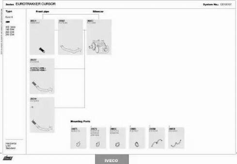 Dinex 128100107 - Pakoputkisto inparts.fi