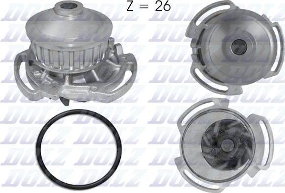 DOLZ A159 - Vesipumppu inparts.fi