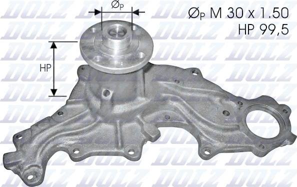 DOLZ F120 - Vesipumppu inparts.fi