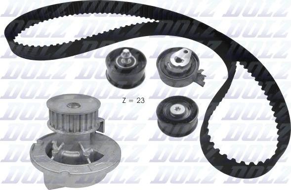 DOLZ KD157 - Vesipumppu + jakohihnasarja inparts.fi