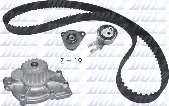 DOLZ KD164 - Vesipumppu + jakohihnasarja inparts.fi