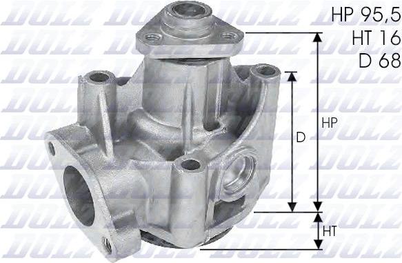 DOLZ L135 - Vesipumppu inparts.fi