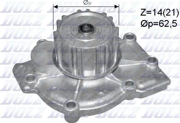 DOLZ R299 - Vesipumppu inparts.fi