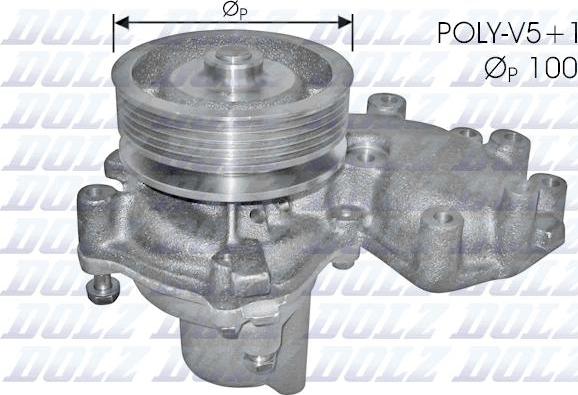 DOLZ S165 - Vesipumppu inparts.fi