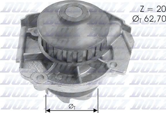 DOLZ S361 - Vesipumppu inparts.fi