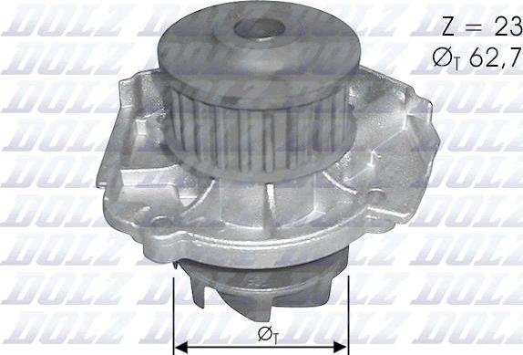 DOLZ S319 - Vesipumppu inparts.fi