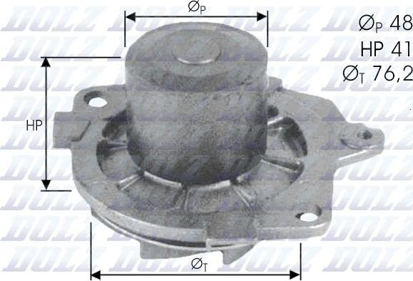 DOLZ S314 - Vesipumppu inparts.fi