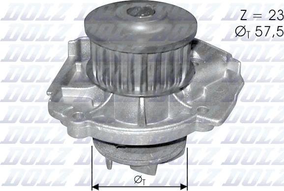 DOLZ S219 - Vesipumppu inparts.fi