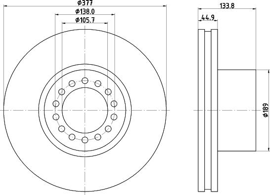 ZF 0501.327.917 - Jarrulevy inparts.fi