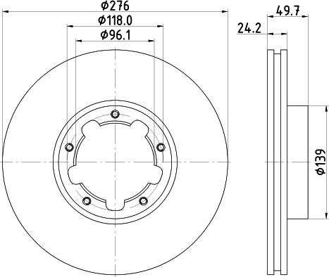 Metelli 23-1557 - Jarrulevy inparts.fi