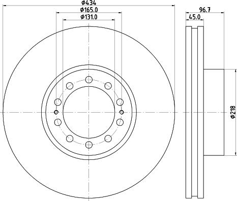 Valeo 187035 - Jarrulevy inparts.fi