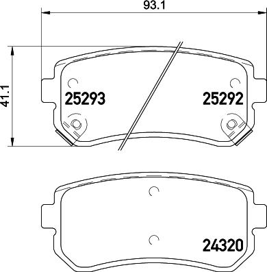 Ferodo FSL4408 - Jarrupala, levyjarru inparts.fi