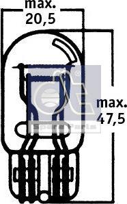 DT Spare Parts 9.78112 - Polttimo, takavalo inparts.fi