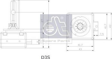 DT Spare Parts 4.66604 - Polttimo, ajovalo inparts.fi