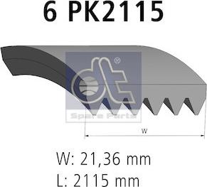 DT Spare Parts 4.80690 - Moniurahihna inparts.fi