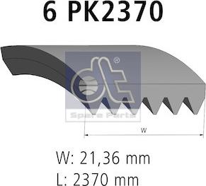 DT Spare Parts 4.81431 - Moniurahihna inparts.fi