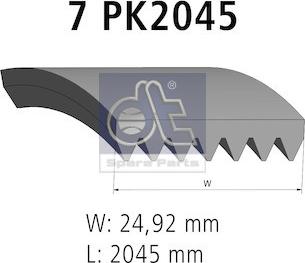 DT Spare Parts 4.81422 - Moniurahihna inparts.fi