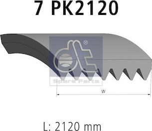 DT Spare Parts 14.16002 - Moniurahihna inparts.fi