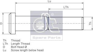 DT Spare Parts 4.40087SP - Pyöränpultit inparts.fi